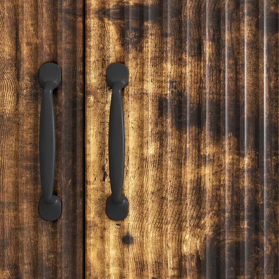 Buffet Chêne fumé 89 x 34,5 x 77 cm Bois d'ingénierie - 10