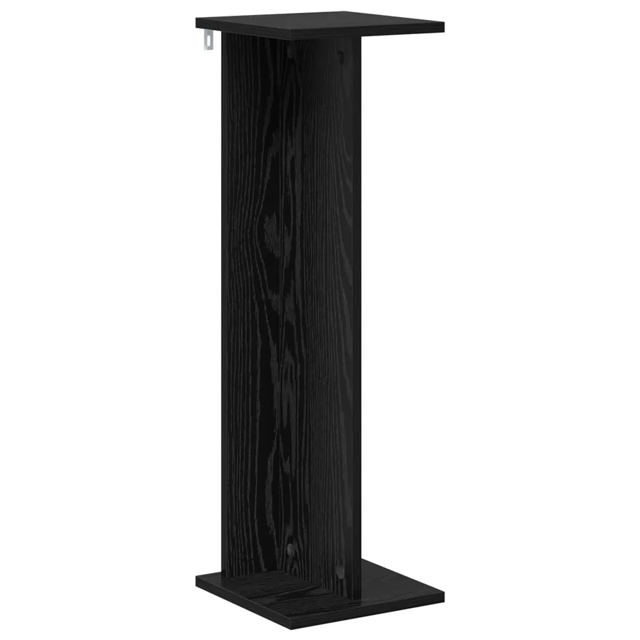 Support de Plante 2 pc Chêne Noir 25 x 25,5 x 80,5 cm - 5