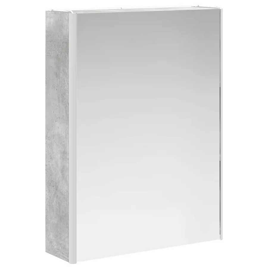 Ensemble de mobilier de salle de bain 5 pcs Gris béton - 5