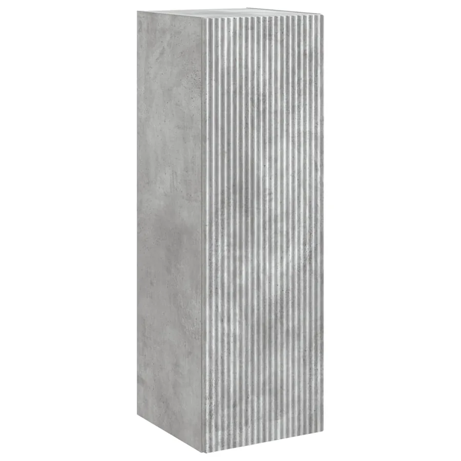 Ensemble de mobilier de salle de bain 5 pcs Gris béton - 6