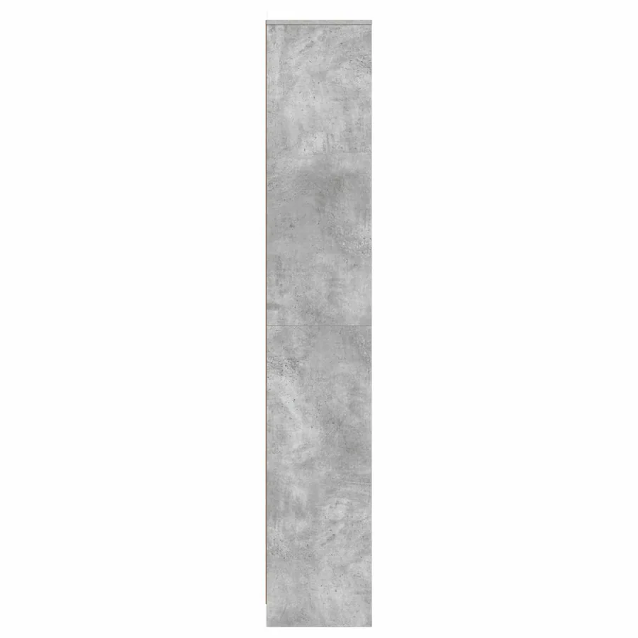 Armoire de salle de bain Gris béton 30 x 33 x 190 cm - 4