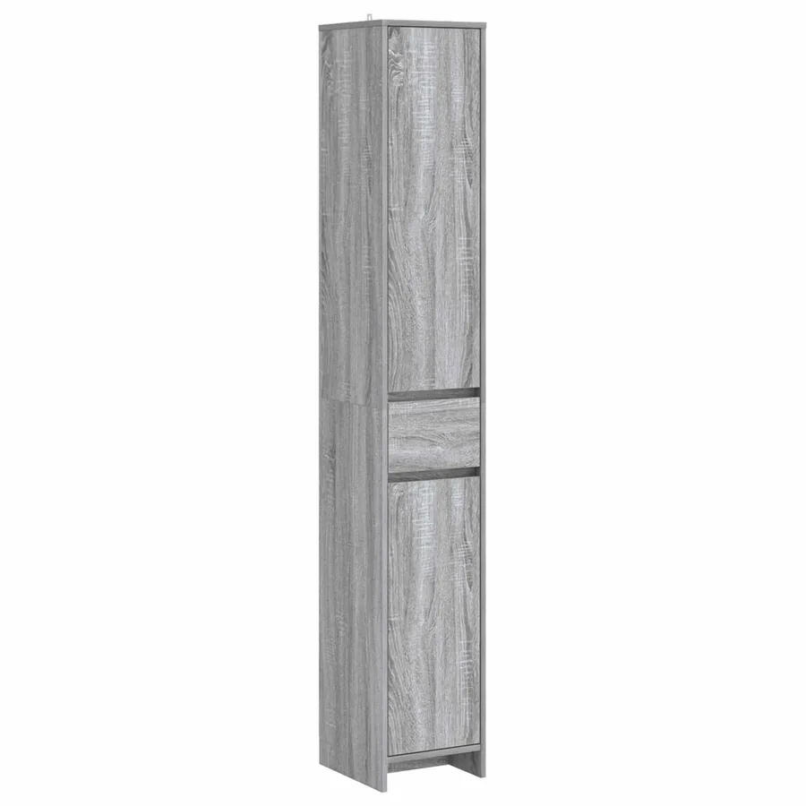 Armoire de salle de bain Sonoma gris 30 x 33 x 190 cm - 2