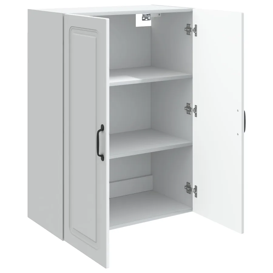 Armoire Murale 66 x 34,5 x 90 cm Bois d'ingénierie Blanc - 3