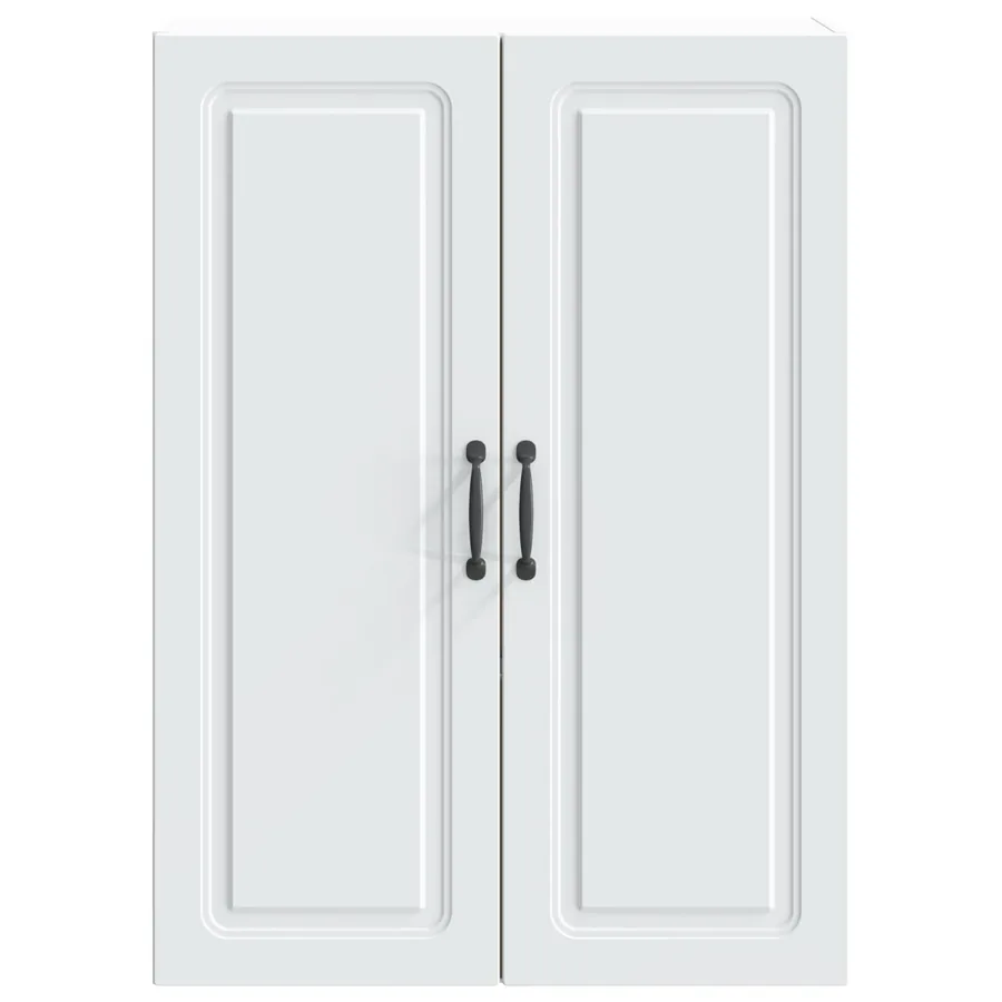 Armoire Murale 66 x 34,5 x 90 cm Bois d'ingénierie Blanc - 4