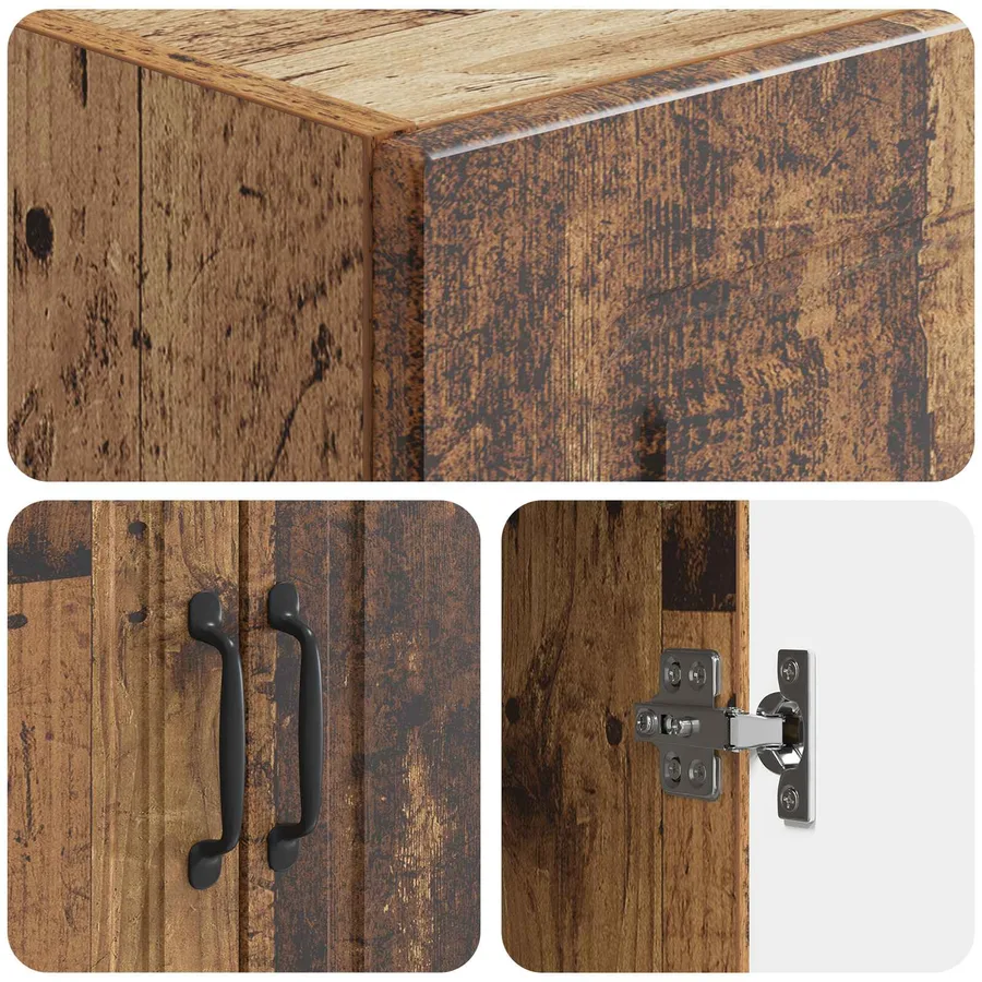 Ensemble de Meubles 2 pcs Bois ancien 66 x 34,5 x 87 cm - 8