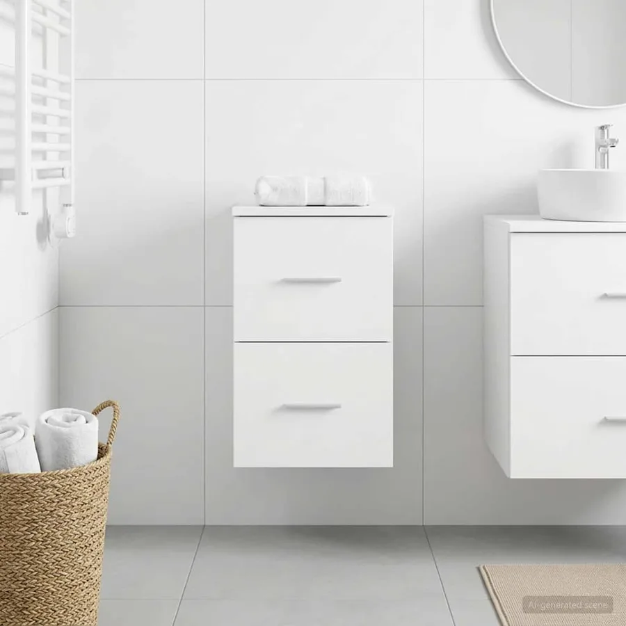 Meuble de Salle de Bain In-between Blanc 30 x 44,5 x 50 cm - 3