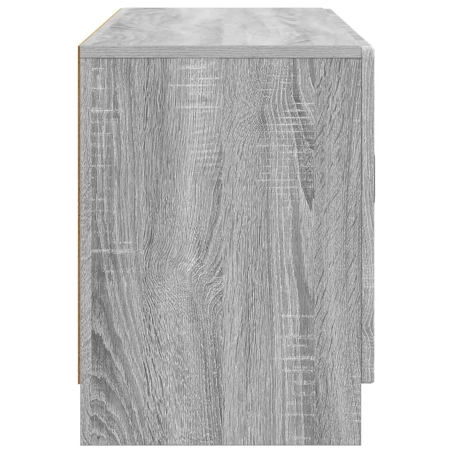 Meuble TV Sonoma gris 99 x 34,5 x 47 cm Bois d'ingénierie - 7