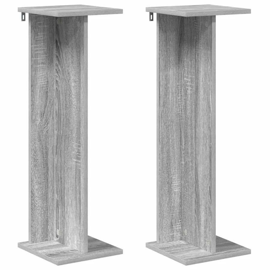 Support de Plante 2 pc Gris Sonoma 25 x 25,5 x 80,5 cm - 2