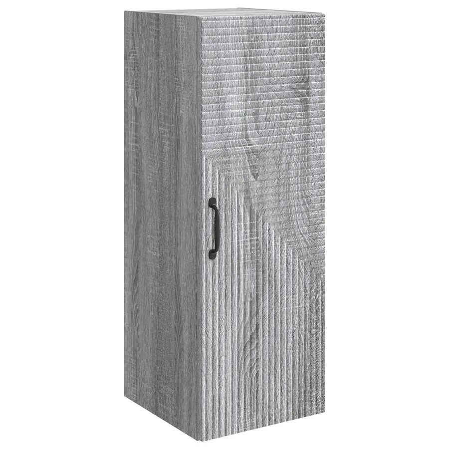 Armoire Murale Sonoma gris 33 x 34,5 x 90 cm Bois d'ingénierie - 2