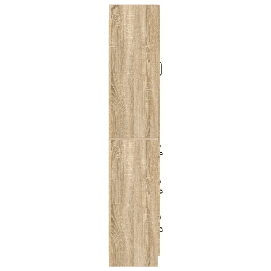 Ensemble de Meubles 2 pcs Chêne Sonoma 66 x 34,5 x 87 cm - 6