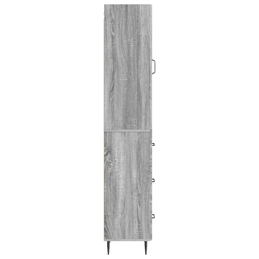 Ensemble de Meubles 2 pcs Sonoma gris 33 x 34,5 x 90 cm - 6