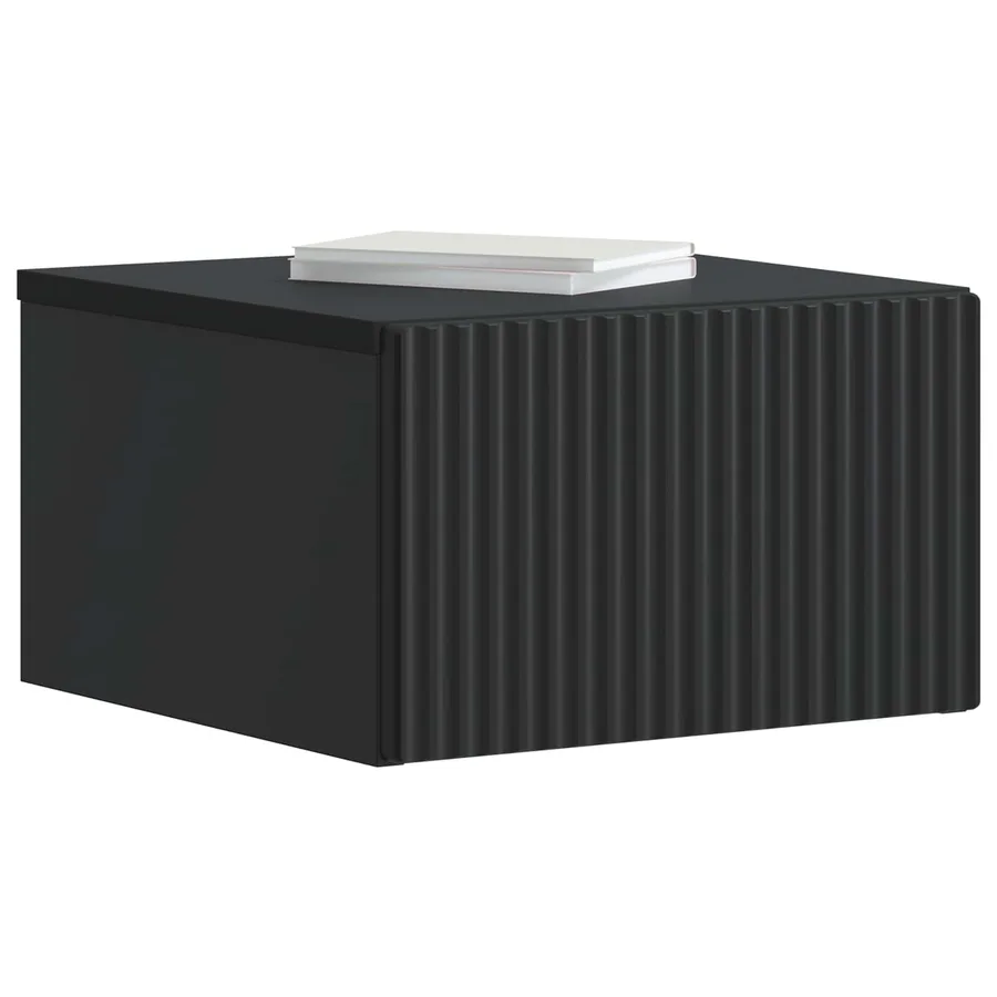 Cabinet de chevet mural 2 pcs Noir 33 x 34,5 x 20 cm - 3