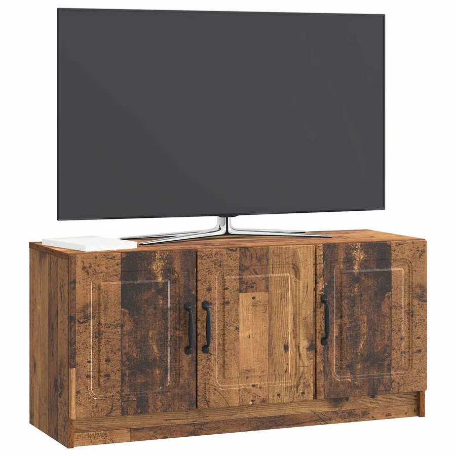 Meuble TV Bois ancien 99 x 34,5 x 47 cm Bois d'ingénierie - 3