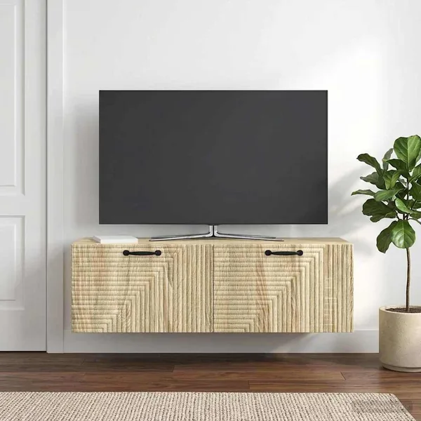Meuble TV mural Chêne Sonoma 98 x 31 x 30 cm Bois d'ingénierie