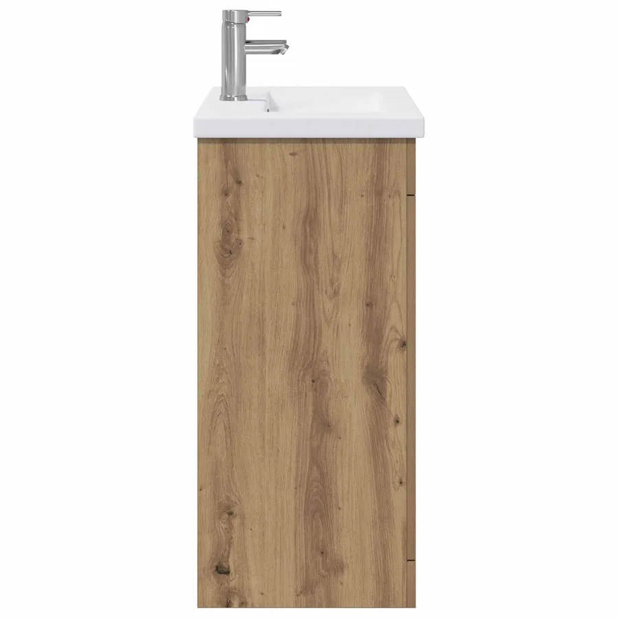 Ensemble de mobilier de salle de bain Chêne artisanal - 6