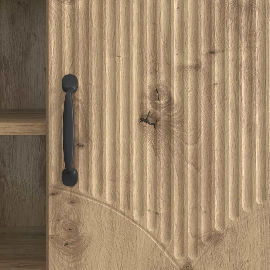 Meuble TV 102 x 34,5 x 47 cm Chêne artisanal Bois d'ingénierie - 10