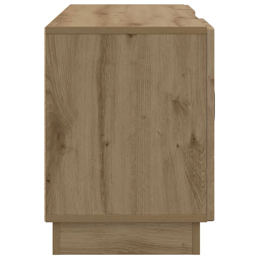 Meuble TV 102 x 34,5 x 47 cm Chêne artisanal Bois d'ingénierie - 7