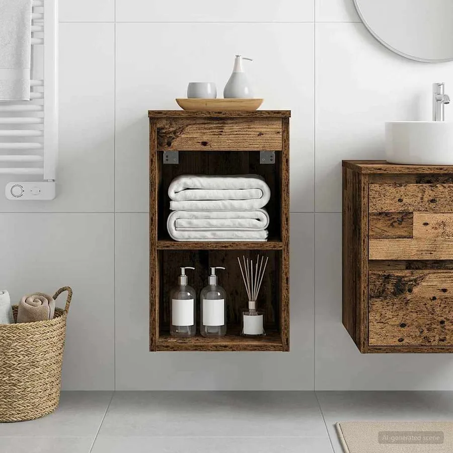 Meuble de Salle de Bain In-between Bois ancien 30 x 41 x 50 cm - 4