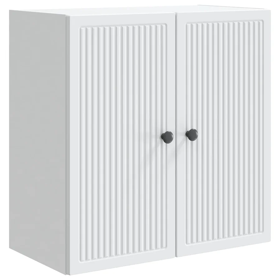Armoire Murale Blanc 59 x 31 x 60 cm Bois d'ingénierie - 2