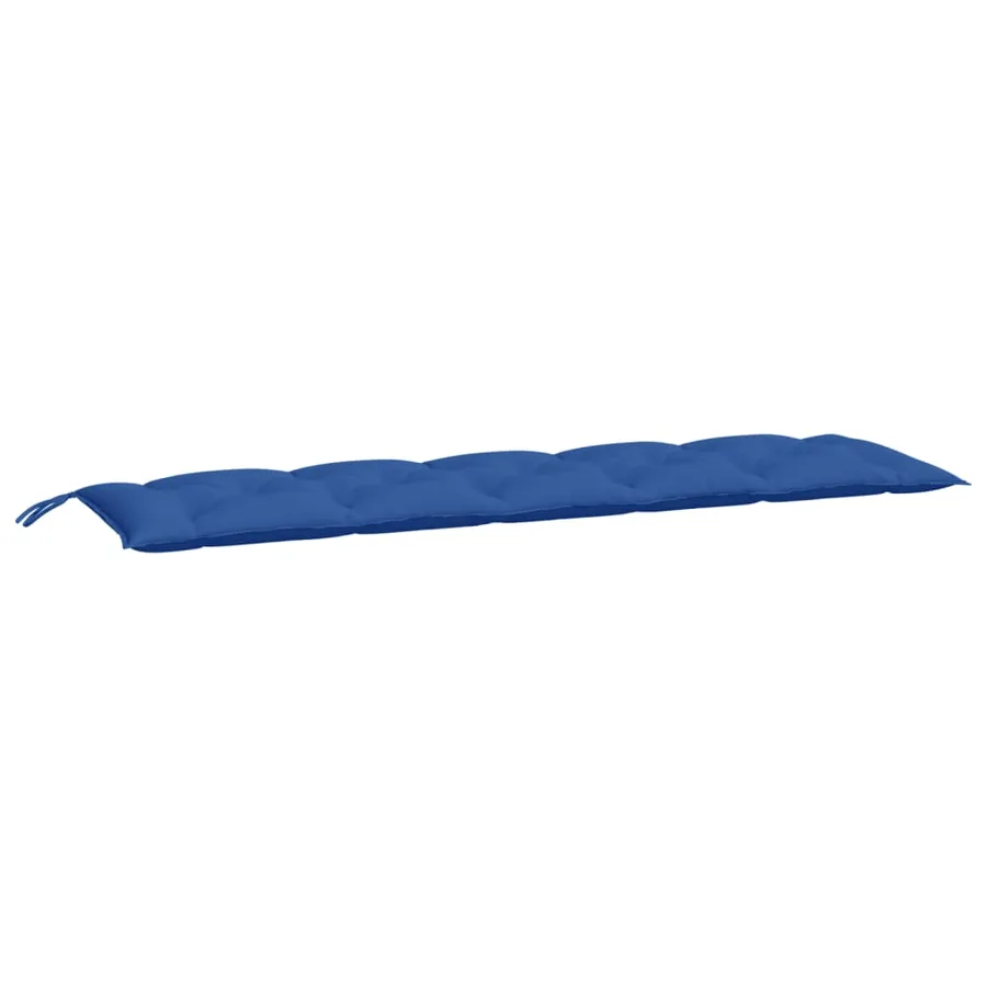 Coussin de banc de jardin bleu 180x50x7 cm tissu oxford - 2