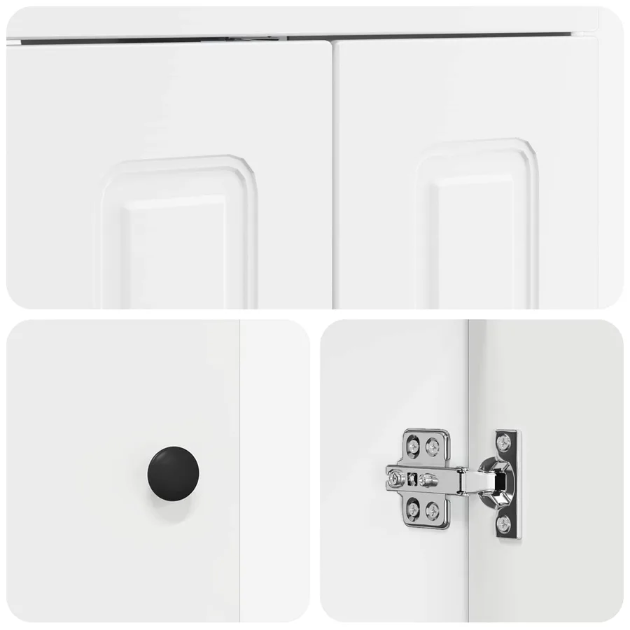Ensemble de mobilier de salle de bain Blanc 61 x 40 x 84,5 cm - 10