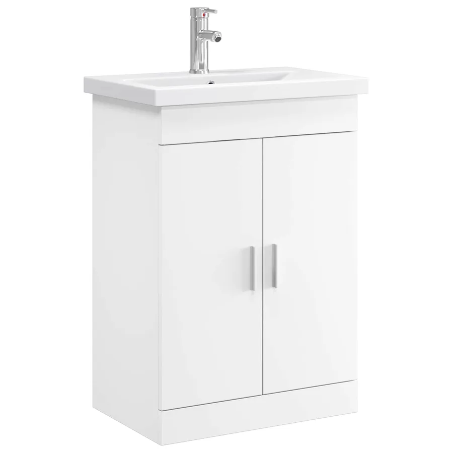 Ensemble de mobilier de salle de bain Blanc 61 x 40 x 84,5 cm - 2