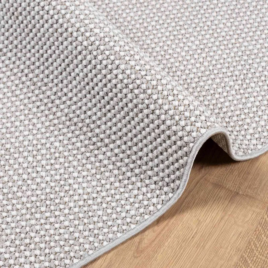 Tapis de surface LUGO Crème et gris 80 x 150 cm Polyester - 4
