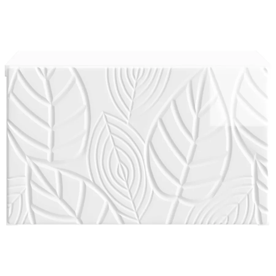 Table d'appoint murale Blanc brillant 34,5 x 33 x 20 cm - 4