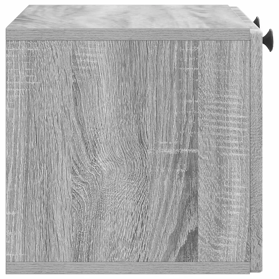 Meuble TV mural Sonoma gris 59,5 x 31 x 30 cm Bois d'ingénierie - 7