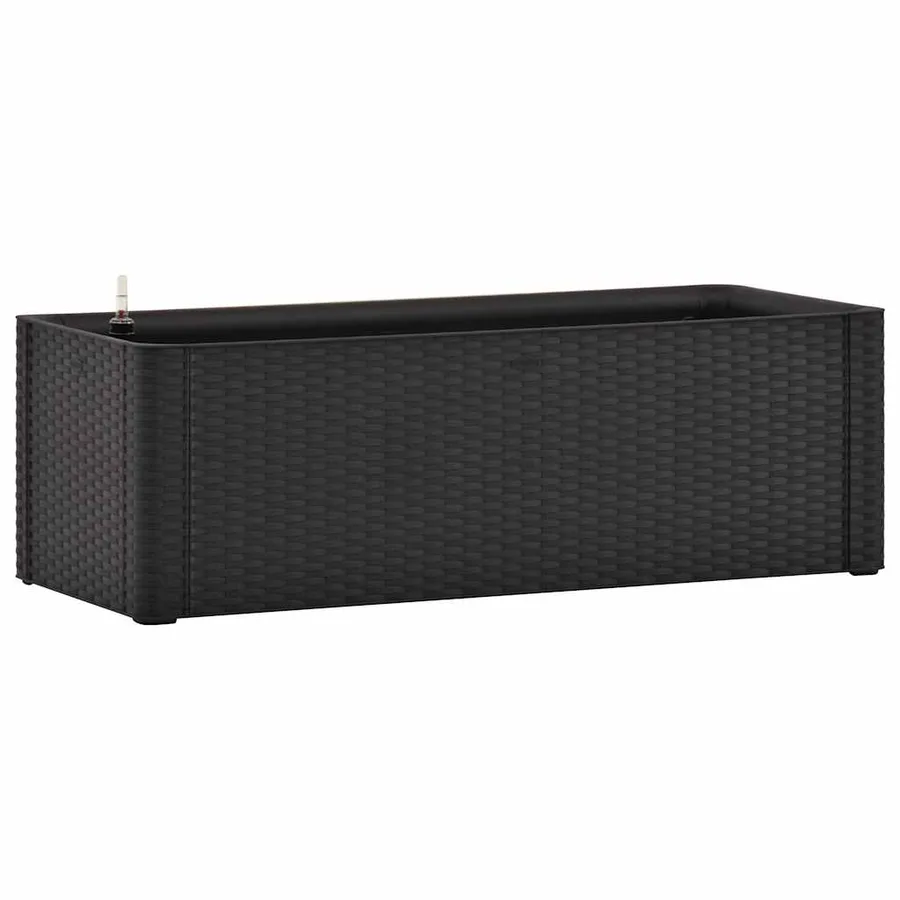 Lit surélevé de jardin système arrosage Anthracite 100x43x33 cm - 2
