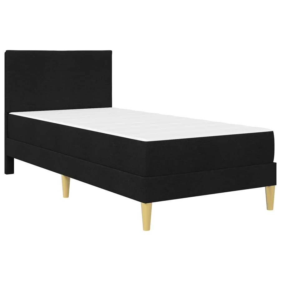 Cadre de lit Noir 80 x 200 cm Polyester - 3