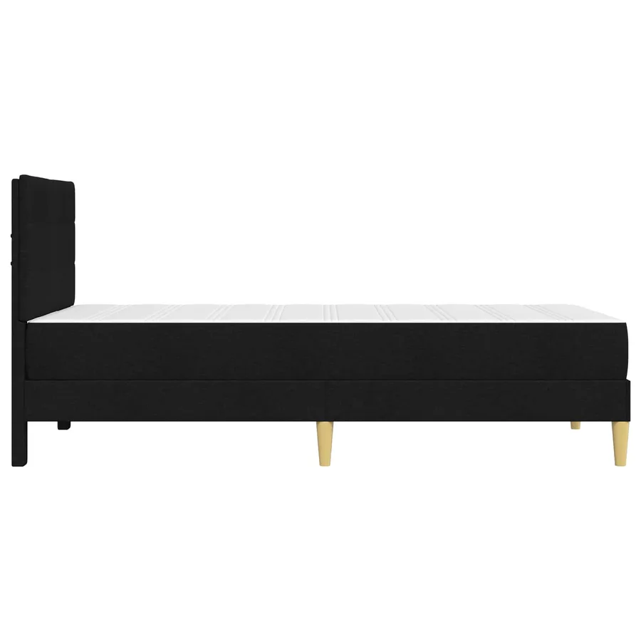 Cadre de lit Noir 80 x 200 cm Polyester - 7