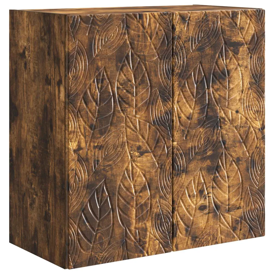 Armoire Murale Chêne fumé 59 x 31 x 60 cm Bois d'ingénierie - 2