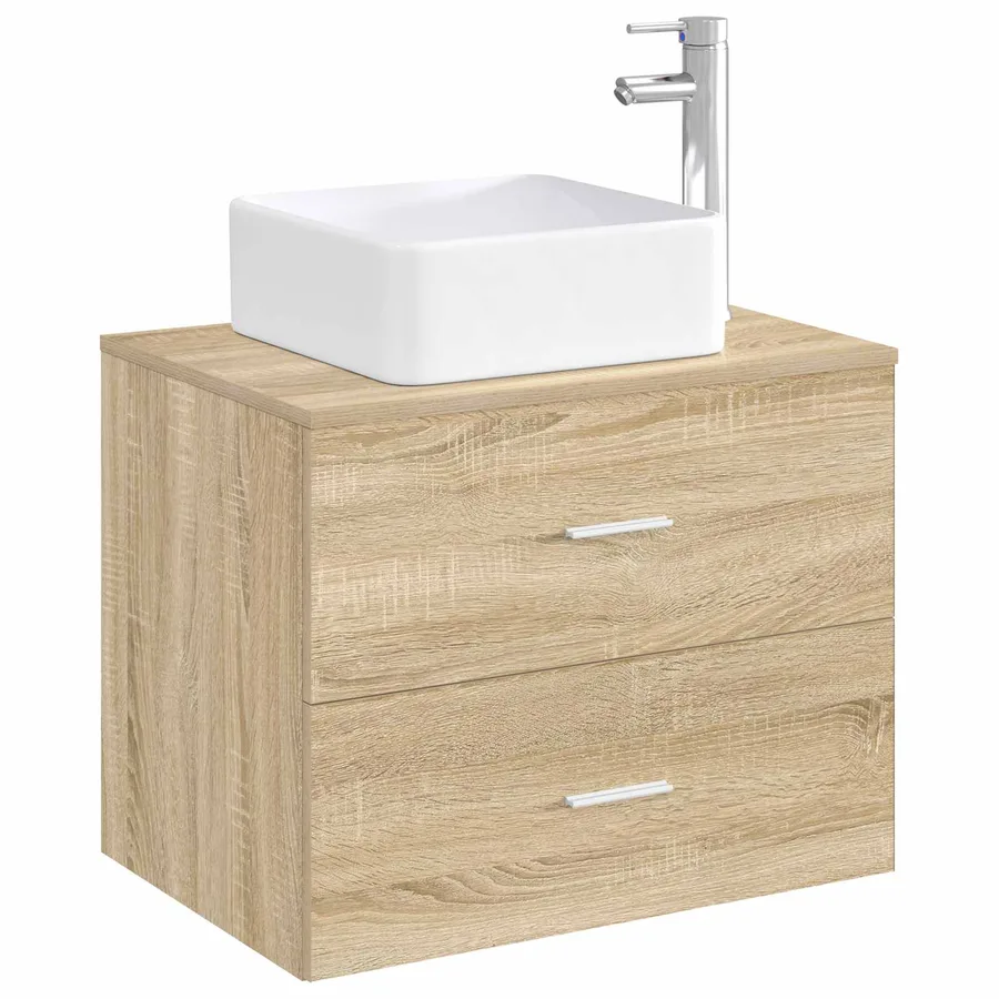 Lavabo de salle de bains Chrome 49 x 37 x 14 cm métal - 3