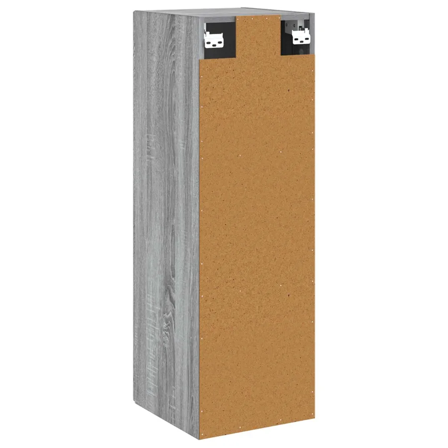 Cabinet de Salle de Bain Mural Sonoma gris 33 x 34,5 x 100 cm - 5