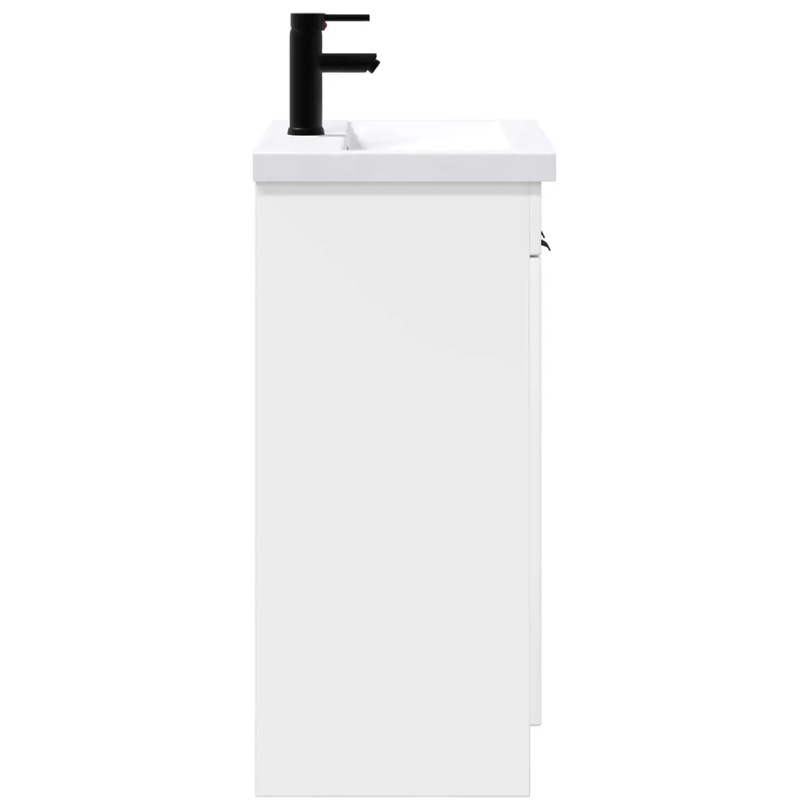 Ensemble de mobilier de salle de bain Blanc brillant - 6
