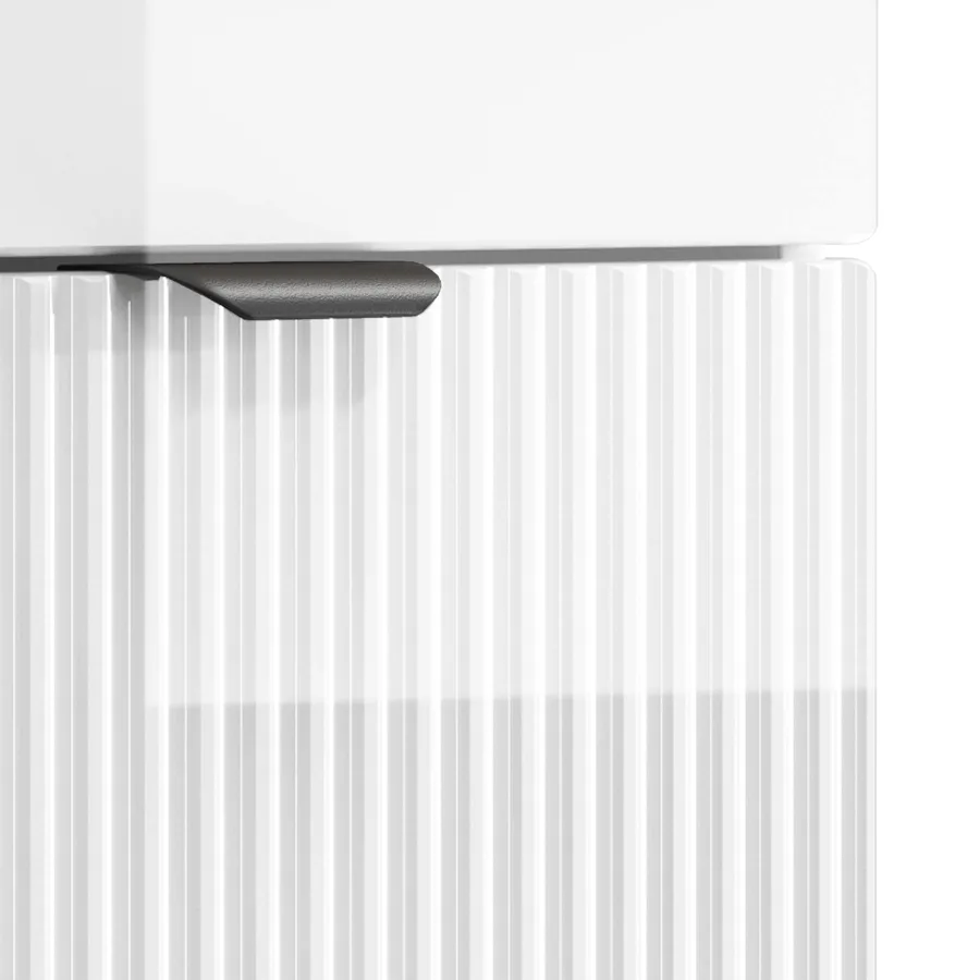 Ensemble de mobilier de salle de bain Blanc brillant - 9