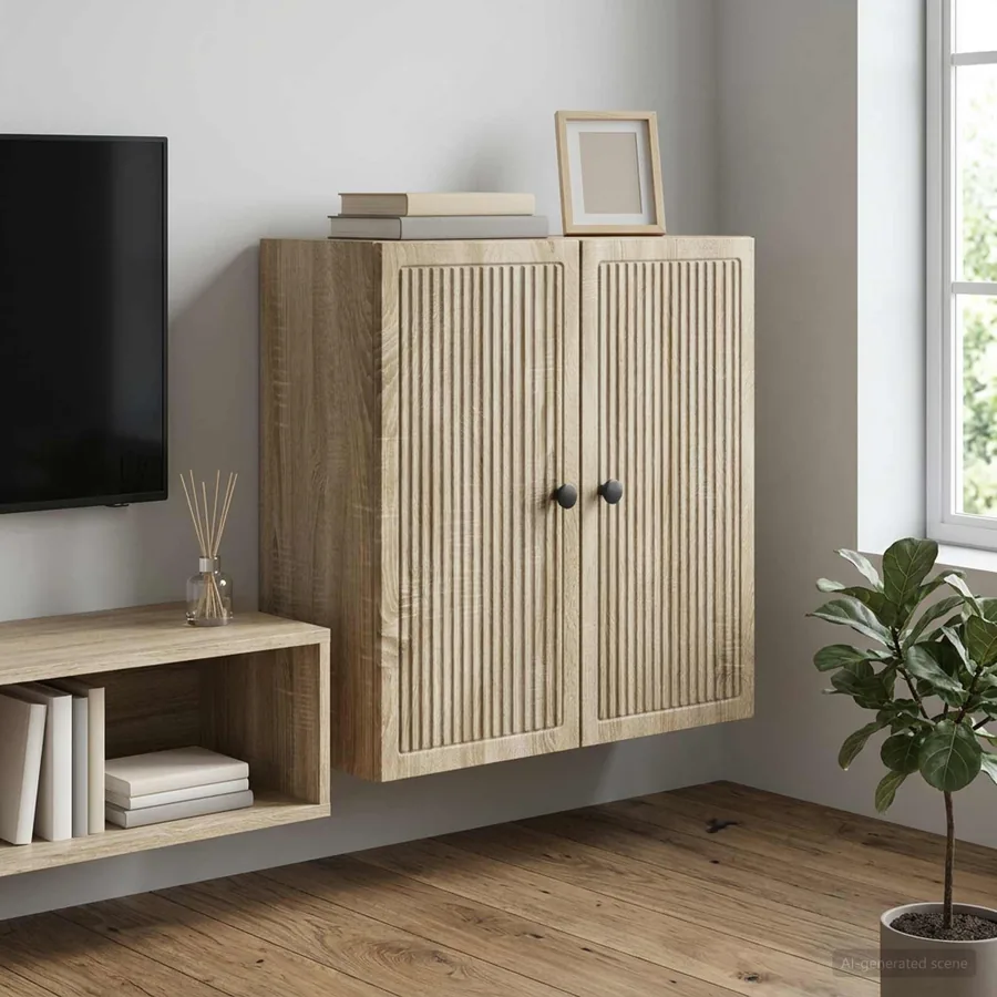 Armoire Murale Chêne Sonoma 59 x 31 x 60 cm Bois d'ingénierie