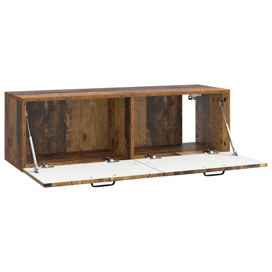 Meuble TV mural Bois ancien 98 x 31 x 30 cm Bois d'ingénierie - 5