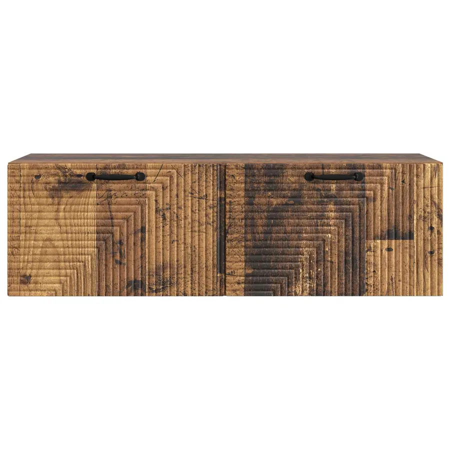 Meuble TV mural Bois ancien 98 x 31 x 30 cm Bois d'ingénierie - 6