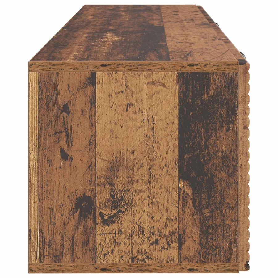 Meuble TV mural Bois ancien 98 x 31 x 30 cm Bois d'ingénierie - 7