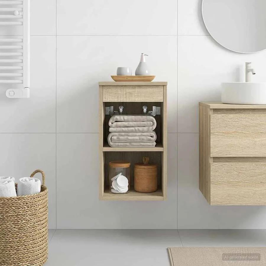Meuble de Salle de Bain In-between Chêne Sonoma 30 x 35 x 50 cm