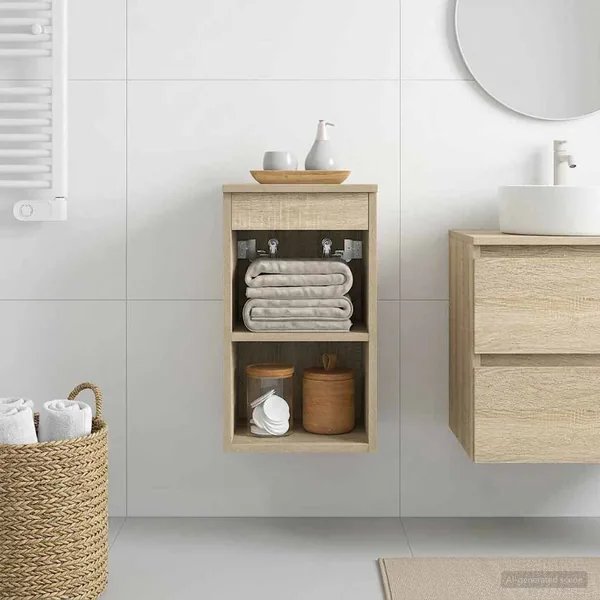 Meuble de Salle de Bain In-between Chêne Sonoma 30 x 35 x 50 cm