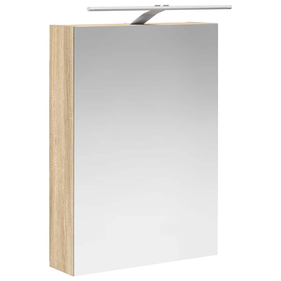 Ensemble d'armoire de salle de bain 5 pcs Chêne Sonoma - 7
