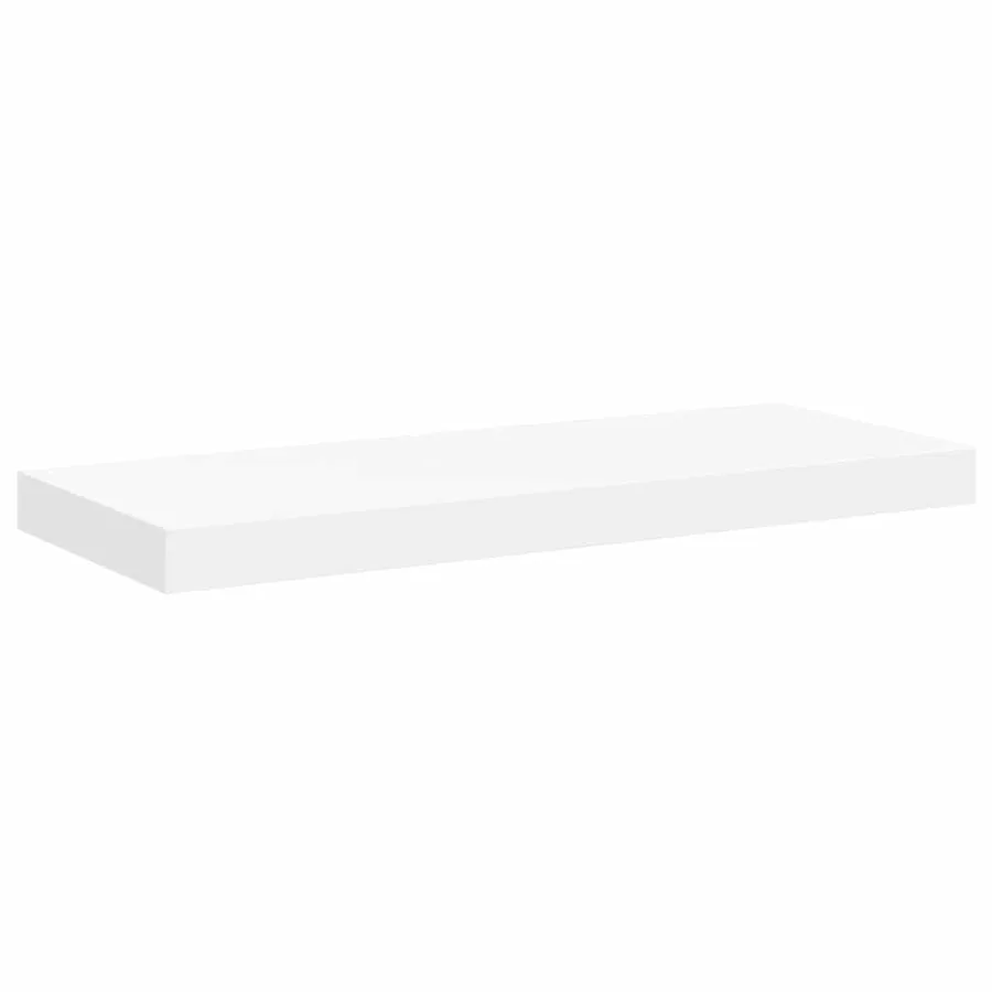 Étagère murale flottante blanc 60x23,5x3,8 cm MDF - 2