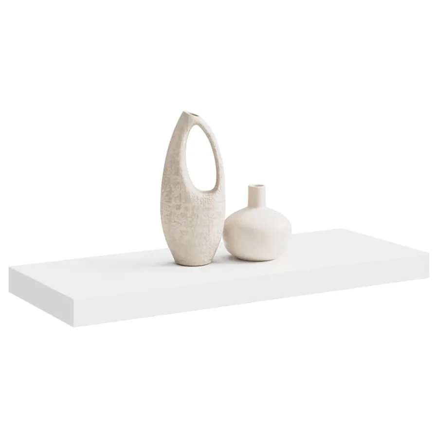 Étagère murale flottante blanc 60x23,5x3,8 cm MDF - 5