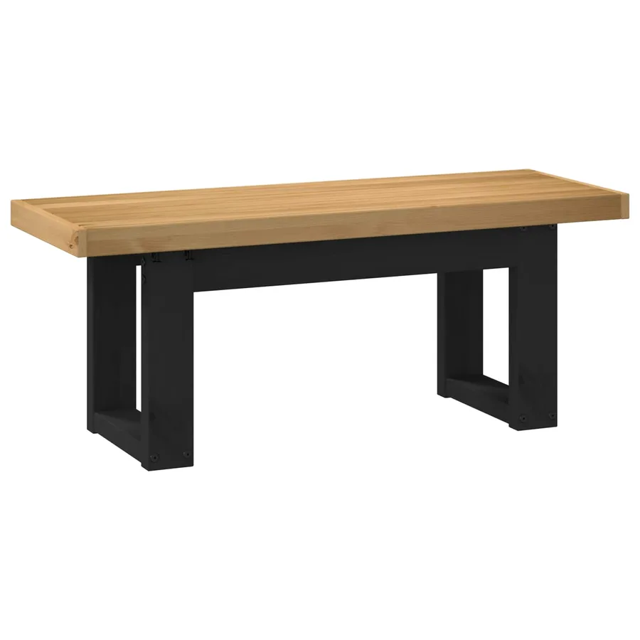 Banc de salle à manger NOAIN 120 x 41 x 45 cm Pin massif - 5