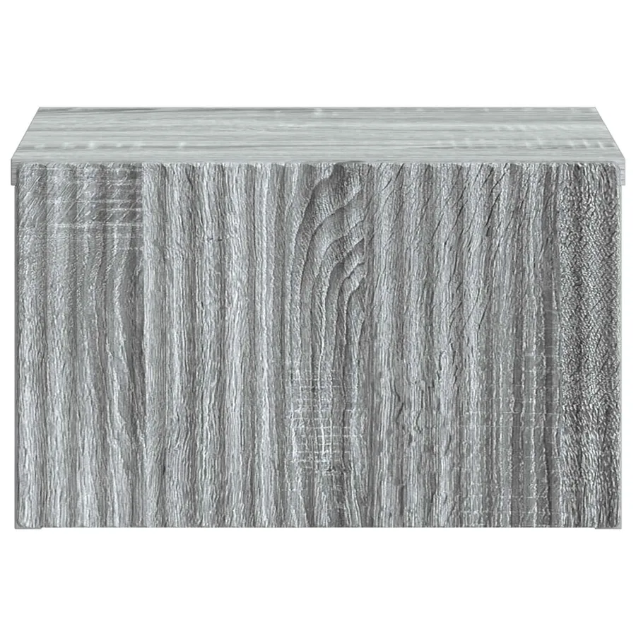 Cabinet de chevet mural Sonoma gris 33 x 34,5 x 20 cm - 5