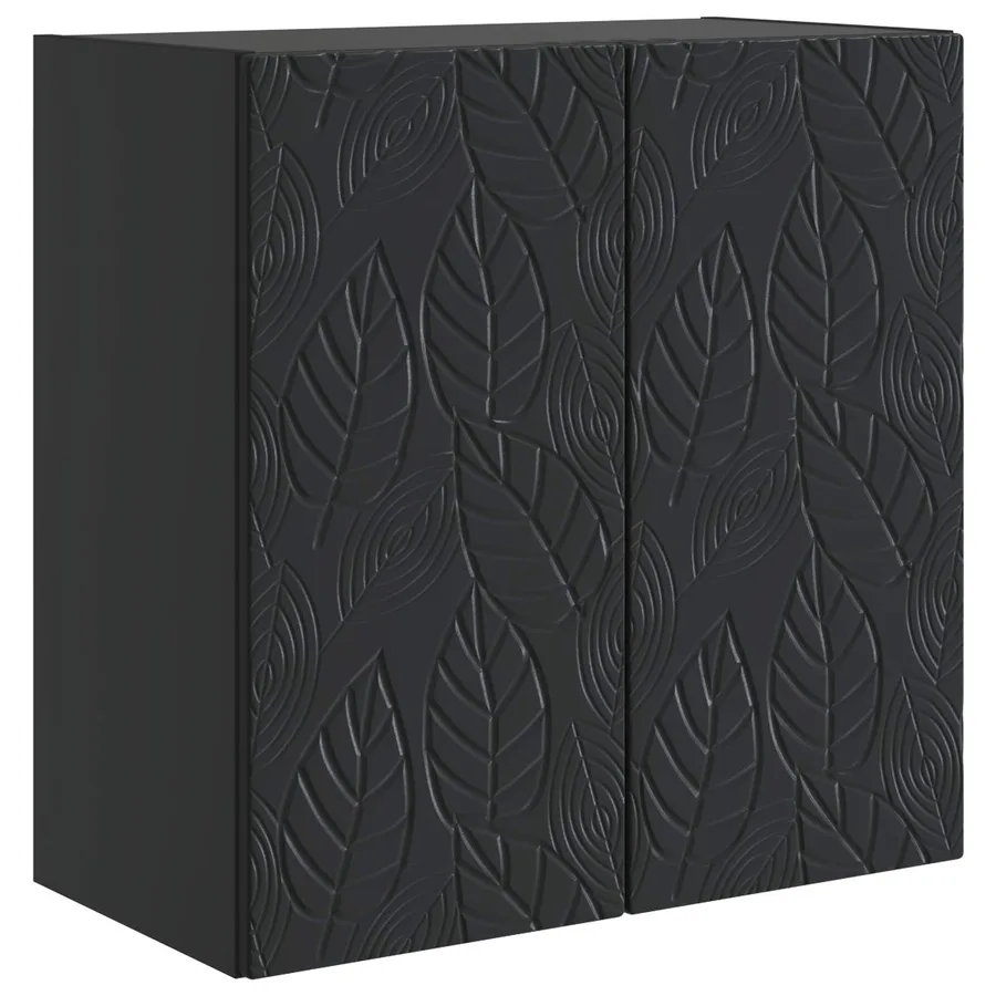 Armoire Murale Noir 59 x 31 x 60 cm Bois d'ingénierie - 2