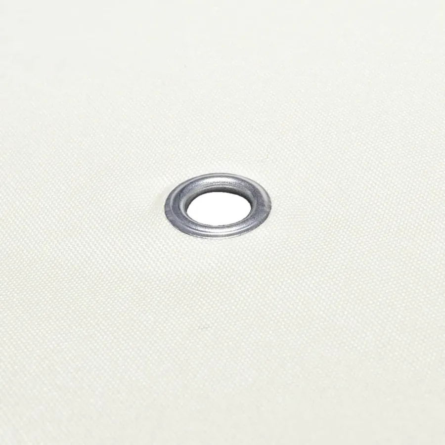 Recouvrement de remplacement d'auvent 310 g/m² Blanc crème 3x4m - 5